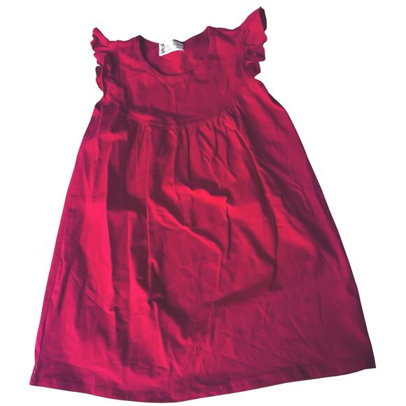 Lily & Londyn Girls Red Christmas Holiday Dress - Size 8 - Picture 1 of 4